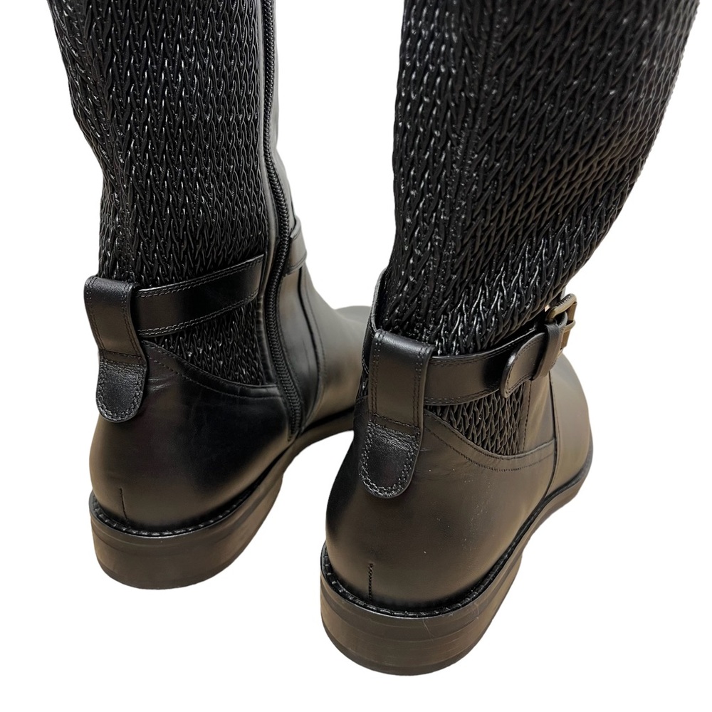 Cole Haan Belted Leather Knee High Boots 11B - Picture 5 of 7